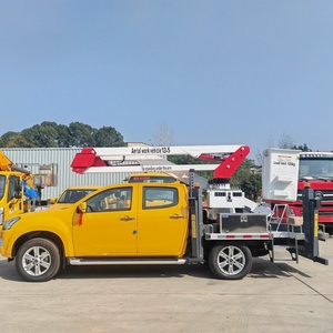 ISUZU Pickup Hybrid Boom Lift Truck 13.5m Pickup Insulated Aerial Work Truck Live Line Maintenance - Product Image 3