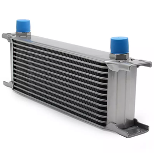 Refroidisseur d'huile moteur en alliage d'aluminium de qualité supérieure AN8 AN10 type britannique bleu noir argent pour système de refroidissement de voiture de course radiateur d'huile - Product Image 6
