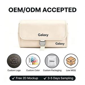 Sac de voyage durable et résistant à l'eau avec fermeture éclair, pour le maquillage, séparation sec/humide, organiseur de cosmétiques - Product Image 4