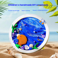 Dropshipping Colle Crème 6 Pouces Cadre Photo Nouveauté Cadeau Matériaux Pack pour Enfants Creative Argile Texture Peinture Cadeau