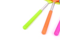 Raquette à mouches portable en plastique de 28 pouces avec manche télescopique en acier inoxydable extensible