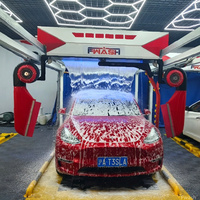 Machine de lavage de voiture sans pilote à 360 ° pour le stationnement Nouvelle machine de lavage de voiture sans contact avec sèche-linge à vendre