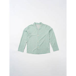 Rion, Top de punto de seda informal para mujer, patrón Vintage, verde XL, decoración de botones de media manga para primavera, verano y otoño - Product Image 1