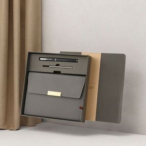 Custom A5 Planner <b>Notebook</b> Pen <b>Set</b> Personalized Letterpress Printed Modern Simple Promotional Corporate Graduation Gift <b>Set</b> - Product Image 3