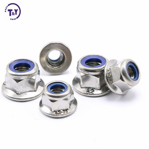 Đai Ốc Lục Giác Khóa Nylon Màu Xanh Dương Tròn Màu Trắng Xanh Dương <span class=keywords><strong>Class</strong></span> 6 <span class=keywords><strong>8</strong></span> 10 DIN 985 DIN 982 Ss304 - Product Image 3