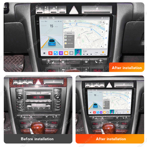 MEKEDE M6 <span class=keywords><strong>M7</strong></span> 7870 Voiture 2k QLED Écran 8 cœurs GPS Navigation 12 + 256G Android Car-play Auto WIFI FM BT5.0 pour <span class=keywords><strong>Audi</strong></span> A6 S6 1999-2004 - Product Image 3