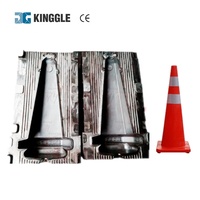 PVC D'OIN/ABS en plastique cône de trafic barrière soufflage moule