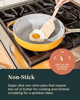 Offre Spéciale – Ensemble de 7 Ustensiles de Cuisson Antiadhésifs Classiques en Aluminium Pressé, Durables et Sains, avec Revêtement Céramique et Base à Induction Sans Talc