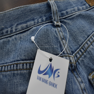 ป้ายแขวนทำจากวัสดุ PP เป็นมิตรต่อสิ่งแวดล้อมผลิตในประเทศเวียดนามรีไซเคิลมีสีดำและสีขาวขนาด8 12 20ซม. สำหรับป้ายเสื้อผ้า - Product Image 1