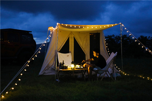 Tente de Camping en toile et coton pour 2 personnes, imperméable, économique - Product Image 2