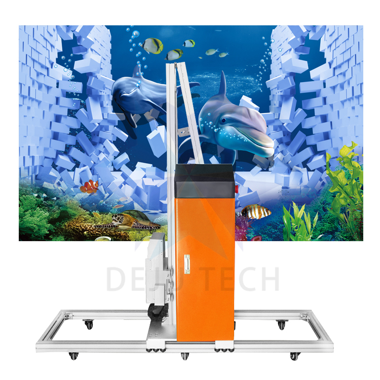 Новинка! 3D вертикальный настенный принтер прямо на настенную печатную машину