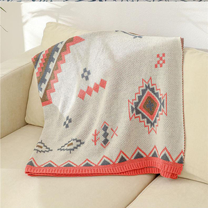 Nueva Manta Decorativa Tejida con Diseño Floral para Sofá, Ideal para Festivales y Siestas al Aire Libre - Product Image 2