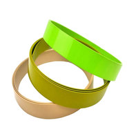 Bande de chant PVC à bonnes propriétés mécaniques, écologique, couleur personnalisée pour le traitement des bords d'armoires
