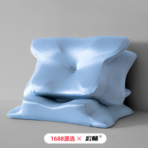 Butterfly <b>Memory</b> Foam <b>Pillow</b> Core Starry Blue For Side Sleepers Cervical Support Deep Sleep Pressure Relief Slow Rebound - Product Image 4