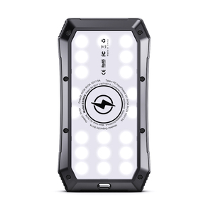Batterie solaire de camping 20000mAh avec lumière LED 5W, charge rapide 18W, chargeur sans fil 10W, batterie extérieure - Product Image 1