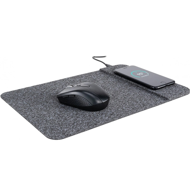 Custom Logo PU Leather Desk Mat Large Size Home Office Use LED RGB Light 15W Fast Wireless Charging Mouse Pad Scratch Proof