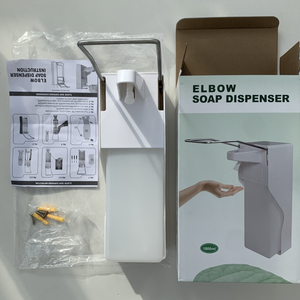 Distributeur <span class=keywords><strong>mural</strong></span> de savon et de désinfectant pour les mains en mousse à pression manuelle, qualité médicale, 1000 ml - Product Image 6