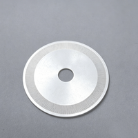 Disque de grille métallique découpé au laser de précision sur mesure, roue d'encodeur à fente radiale, plaque d'échelle optique