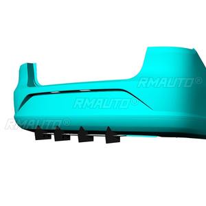 Car Rear Bumper Spoiler Lip Diffuser Modification Part For Seat <strong>Toledo</strong> 2012-2015 Bumper Guard <strong>Protector</strong> Cover Car Accessories - Product Image 4