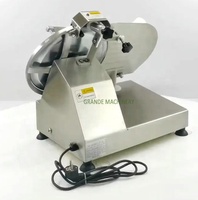 Machine commerciale à trancher la viande congelée semi-automatique, 10 pouces, 12 pouces, avec des lames durables de 250mm/300mm, pour divers