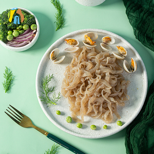 Noodles Konjac a basso contenuto calorico con sapore di alghe Fettuccine fresche Pasta pronta per mangiare ricette di cibi sani in confezione - Product Image 5