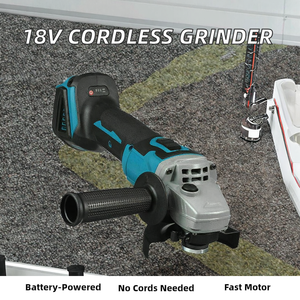 18V Cordless Mini Angle JB18B Slide Switch 100mm 120mm DIY Grade 9000 RPM 3-Year Warranty Lithium Ion Battery Cordless Angle Gri - Product Image 2