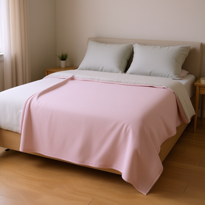 Ultra Light New Berry <b>Single</b> <b>Bedspread</b> Solid Polyester Woven Simple Home Use - Product Image 2