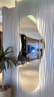 Panneau de tête de lit 3D moderne, imperméable et résistant à l'humidité, auto-adhésif, décoration murale pour chambre à coucher et salon, villa