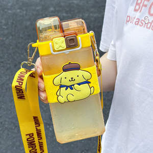 Vaso de plástico Ultraman con correa, diseño de dibujos animados para niños, artículos para beber, unidad individual, regalo - Product Image 2