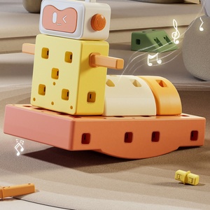 Blocs de construction géants souples DIY pour tout-petits, puzzle de voiture multifonctionnel, grandes pièces à empiler, jouets éducatifs interactifs - Product Image 6