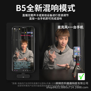 Wireless Lavalier <b>Microphone</b> With Charging Case 2.4GHz Noise Cancelling For TikTok Live Streaming Karaoke - Product Image 5