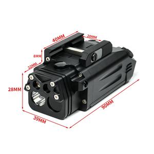 LWXC Tactical DBAL <span class=keywords><strong>PL</strong></span> Taschenlampe DBAL Light LED mit rotem Laser IR Visible Laser Strobe Hunting Scout Lights - Product Image 3