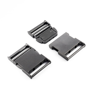 Hebilla de Liberación Lateral de Metal Plano, Color Gris Metálico, de Aleación de Zinc, para Bolsos, Resistente al Desgaste, Accesorio de Ferretería Duradero K534 - Product Image 1