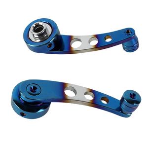 Set Gagang Pintu Mobil, Kenop Aluminium Multiwarna, Pengangkat Kaca untuk Interior Mobil - Product Image 1