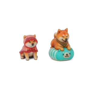ของตกแต่งบ้าน DIY ไมโครแลนด์สเคป ของตกแต่งบ้านน่ารัก การ์ตูนเรซิ่นรูปสัตว์ ชิบะอินุ - ของตกแต่งกันฝนและของเล่น - Product Image 5