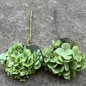 Nuovo alto verde ortensia artificiale rosa <span class=keywords><strong>Feiyan</strong></span> Lulian cipolla morbido fiore di nozze per la festa della mamma natale fabbrica all'ingrosso - Product Image 4