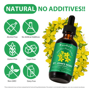 Acentiallabs Doğal Vegan St. John's <span class=keywords><strong>Wort</strong></span> Sıvı Damlaları Ruh Hali Destekleyici Rahatlatıcı St. John's <span class=keywords><strong>Wort</strong></span> Besin Takviyesi Erkekler ve Kadınlar için - Product Image 5