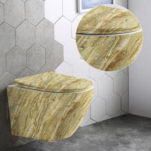 WC suspendu monobloc en céramique, article sanitaire très demandé pour salle de bain - Product Image 1