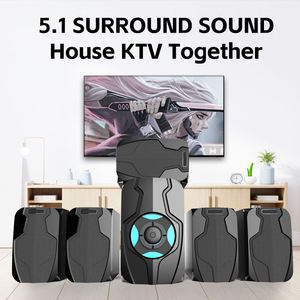 Système de cinéma maison avec haut-parleur Bluetooth 5.1 canaux Surround Sound, radio FM, USB et SD - Product Image 6