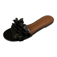 Nouvelles sandales plates à bout ouvert pour femme, style féerique argenté, idéales pour l'extérieur et assorties aux robes, collection été 2025
