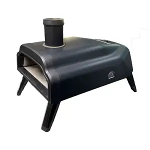 Outdoor Gas And Wood Fired Pizza Oven 14 Inch Domestic Stainless Steel Pizza Oven