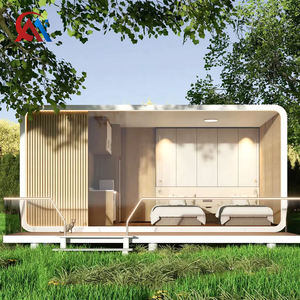 Moderna Capsula Abitativa Prefabbricata Stile Apple Pod con Soggiorno, Cabina Apple per Showroom - Product Image 2