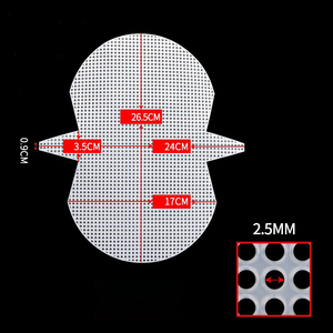 Círculos <span class=keywords><strong>de</strong></span> Malla Plástica para Manualidades, Base para Tejer Alfombras, Placa <span class=keywords><strong>de</strong></span> Plástico Rígido para Crochet y Hilos - Product Image 6