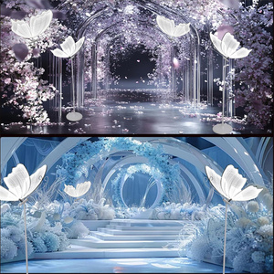 Lámpara de pie de mariposa para boda al por mayor decoración de mariposas iluminación de mariposa romántica colgante para decoración de fondo de fiesta - Product Image 3