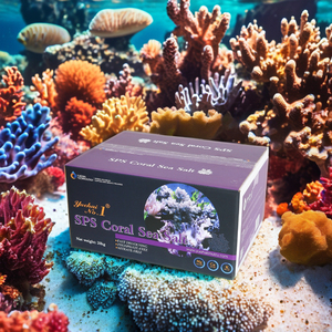 Hewan peliharaan yang dirancang dengan modis makanan hewan laut akuarium garam laut hias tangki ikan kualitas pertanian plastik dengan karang - Product Image 1