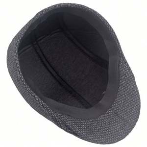 Béret en tweed pour homme, style Ivy, chaud et tendance, idéal pour les occasions décontractées, les sports, les sorties, les fêtes et les voyages, pour adultes. - Product Image 5
