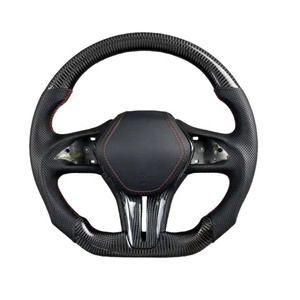 Volant chauffant en fibre de carbone avec LED pour Infiniti Q50 Q60 Q70 FX35 M35 Nissan <span class=keywords><strong>370Z</strong></span> 2014 2015 2016 2017 2018 2019 2010 2021 - Product Image 5