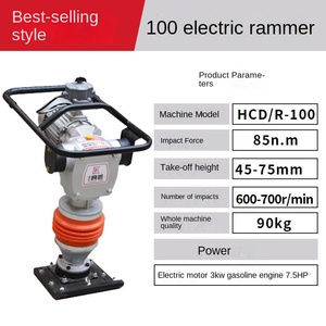 Máy đầm rung đứng ba/hai pha chạy điện/xăng dùng cho đầm nền móng, đường lát - Product Image 5