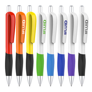 ट्यूब बॉल पेन अच्छी गुणवत्ता प्लास्टिक प्रचार प्लास्टिक थोक स्वनिर्धारित लोगो कलम Ballpoint कलम क्लिक करें गद्दी मुद्रण काले - Product Image 4