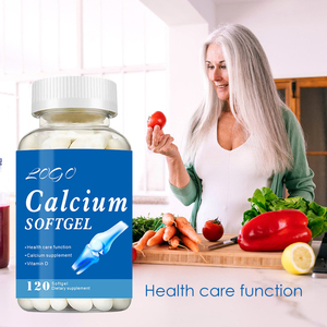 Cápsulas de Gel Suave de Calcio y Vitamina D3 de Marca Privada para Adultos y Adolescentes, Apoyo para la Densidad Ósea - Product Image 6